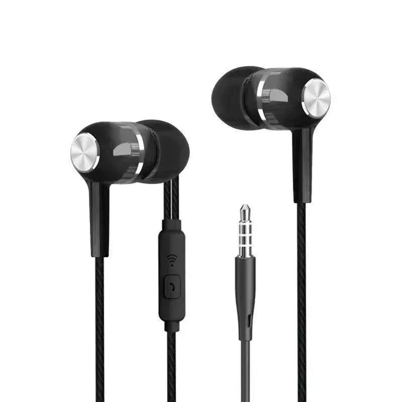 1/2/3/4 écouteurs filaires universels 3,5 mm pour sport, avec basses renforcées, microphone et contrôle du volume, compatibles avec téléphones et casques stéréo 22