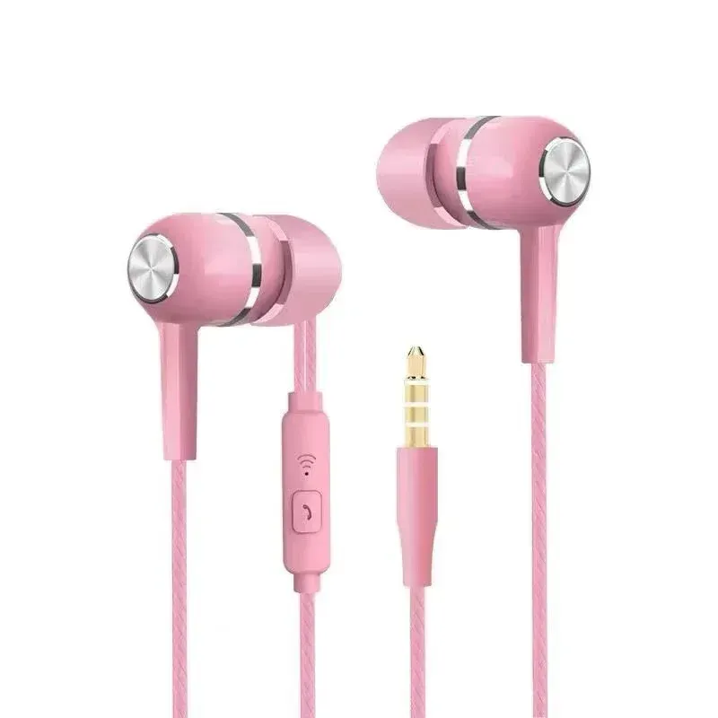 1/2/3/4 écouteurs filaires universels 3,5 mm pour sport, avec basses renforcées, microphone et contrôle du volume, compatibles avec téléphones et casques stéréo 14