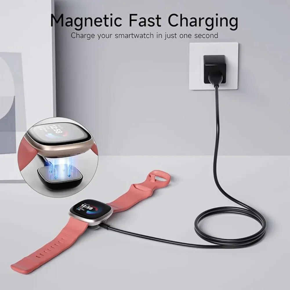 Chargeur USB élégant pour montre connectée