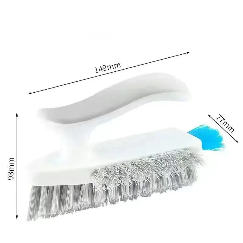 Brosse de nettoyage pour interstices, grattoir de nettoyage en profondeur pour joints de sol, angles de salle de bain, joints de carrelage des toilettes, outils de nettoyage ménager 6