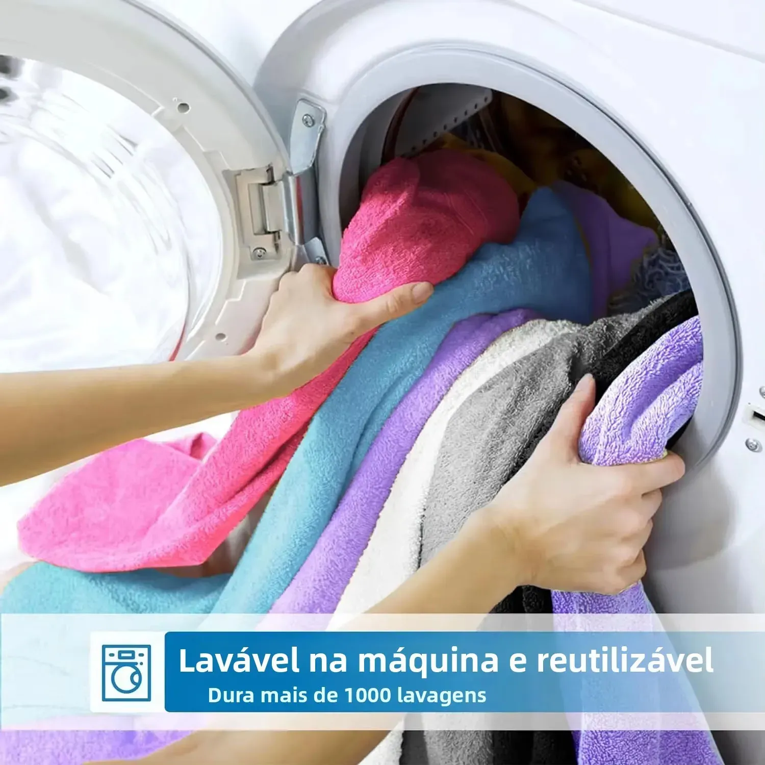 Lot de chiffons de nettoyage en microfibre