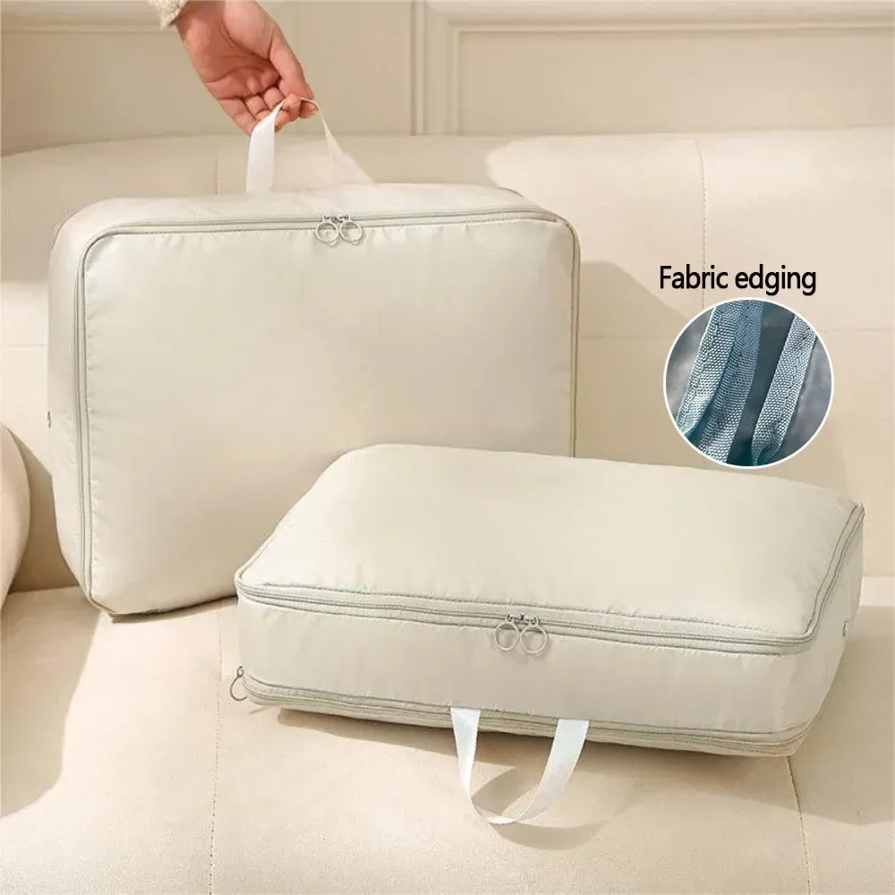 Lot de 4 sacs de rangement compressibles pour vêtements, doudounes et couettes en coton, pliables et extensibles, grande capacité 6