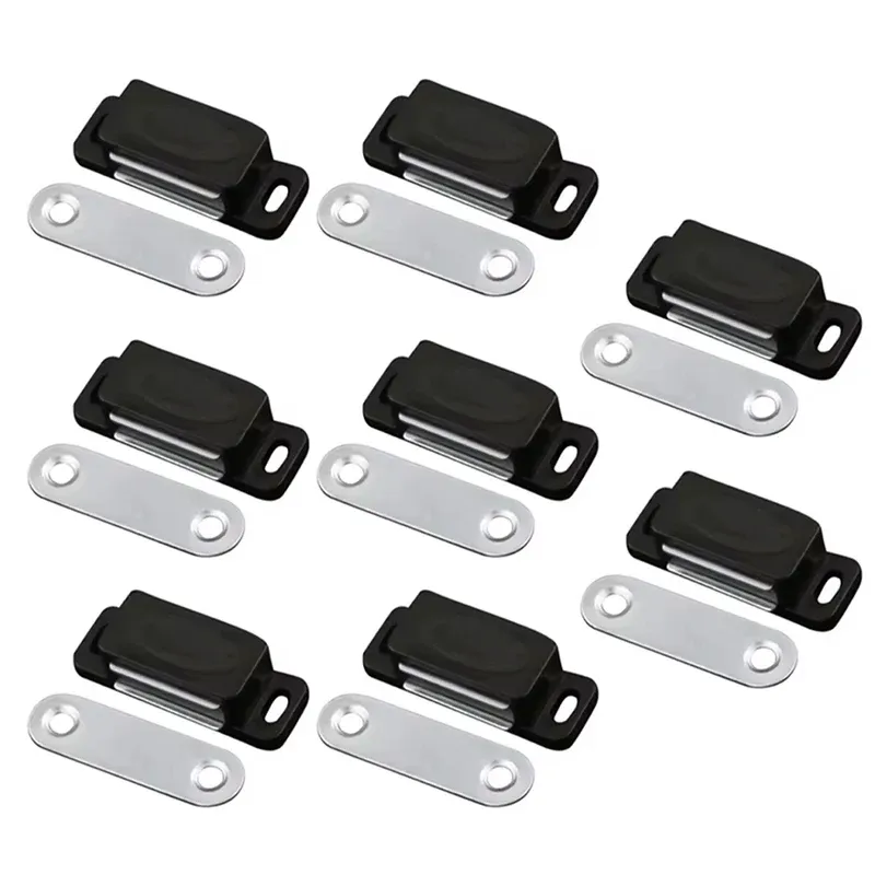 Ferme-porte magnétique pour armoire et placard, lot de 4 ou 8 pièces, verrou magnétique, quincaillerie 8