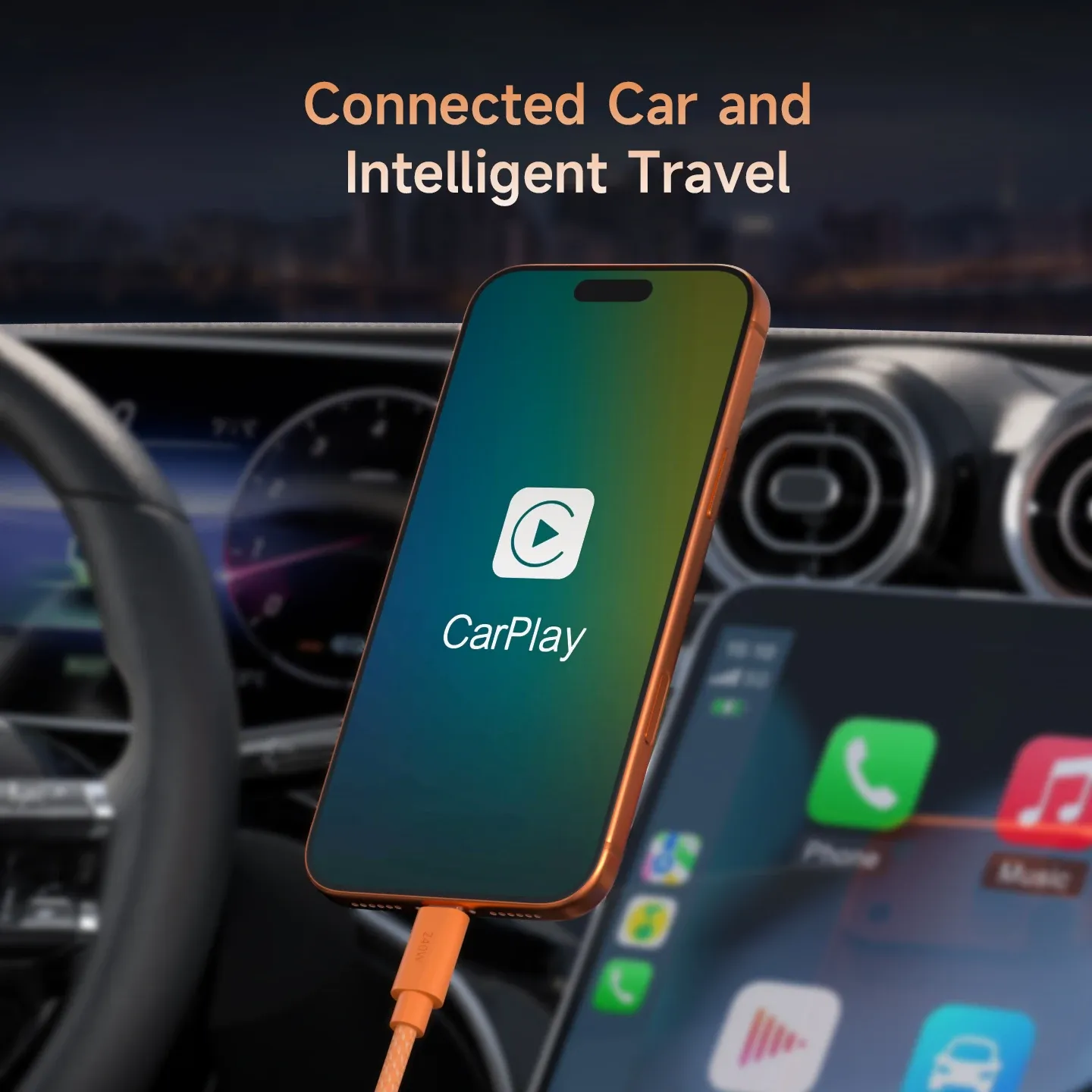 Câble Hagibis USB-C vers USB-C Type-C 240 W, câble de charge rapide à connecteur coudé, chargeur PD 3.1 pour iPhone 17 Pro Max, tablette et CarPlay 5