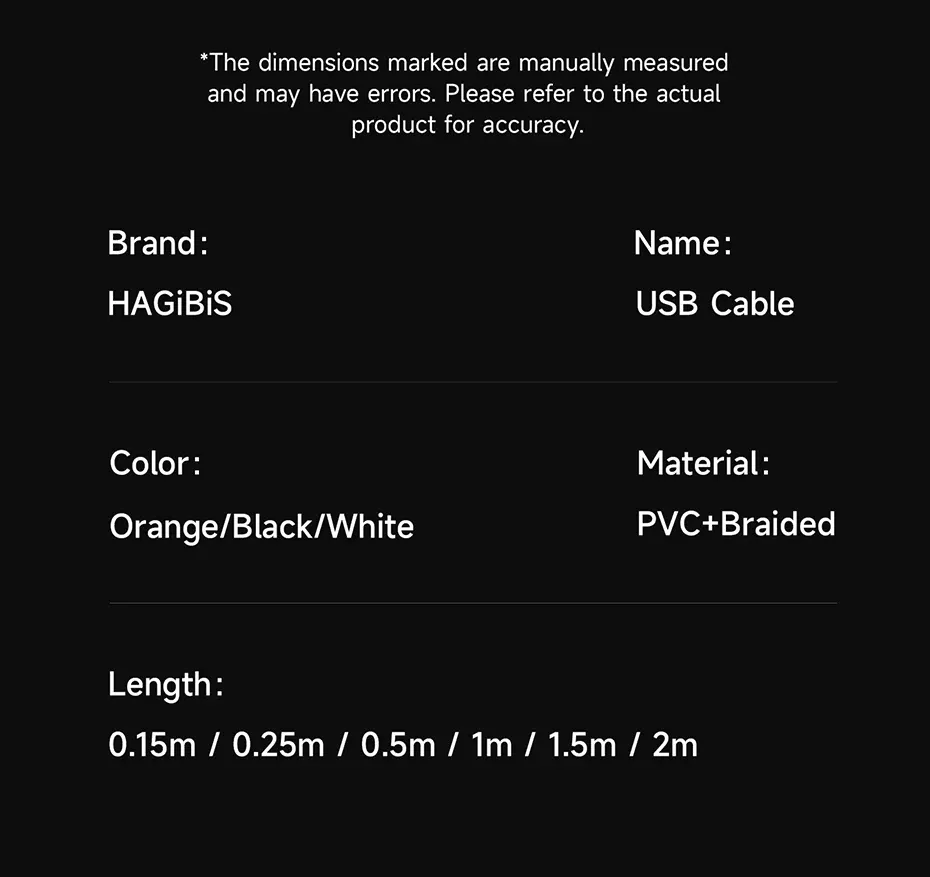 Câble Hagibis USB-C vers USB-C, vue détaillée 25