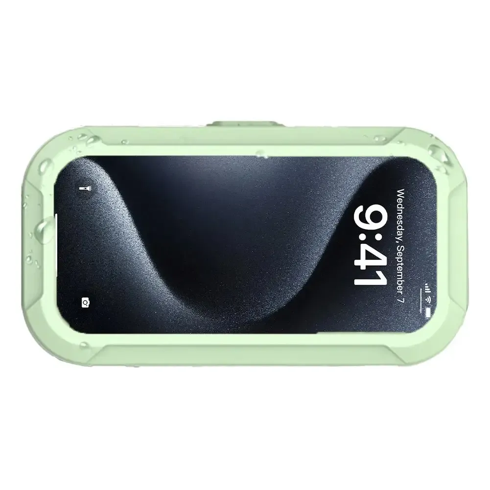 Détail de la coque étanche et de son film transparent