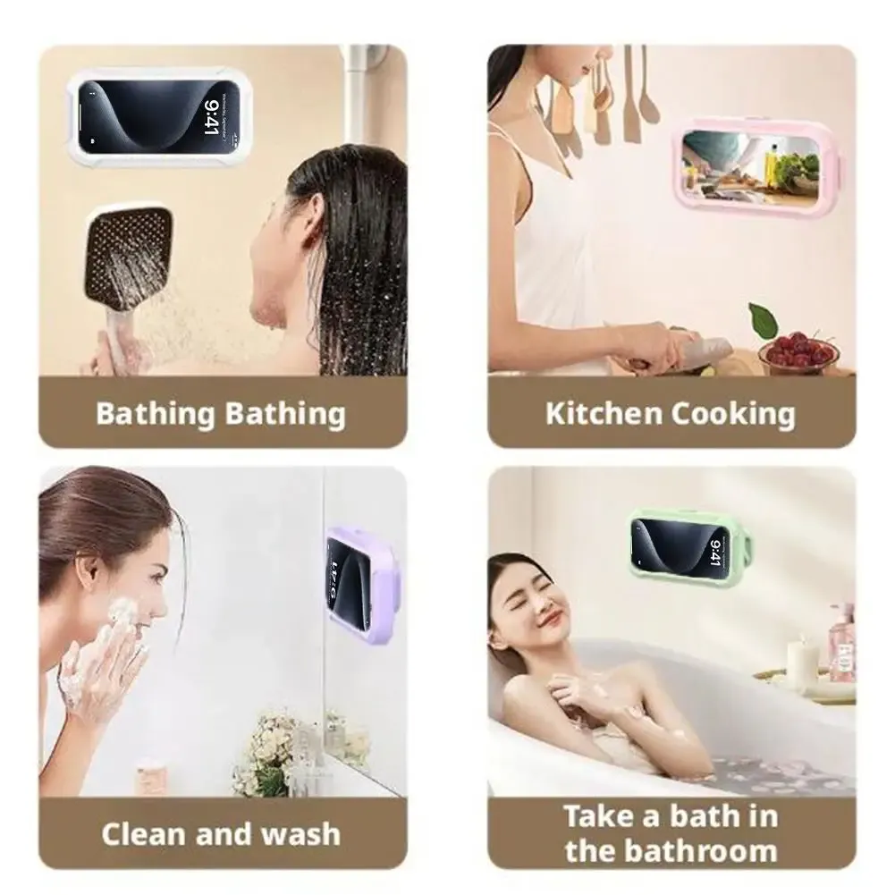 Accessoire de douche étanche pour smartphone