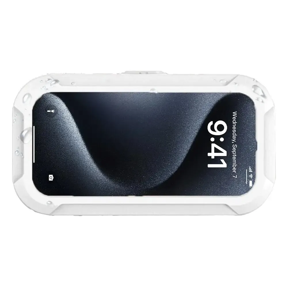 Coque étanche rotative et extensible pour téléphone avec support pratique pour la salle de bain 7