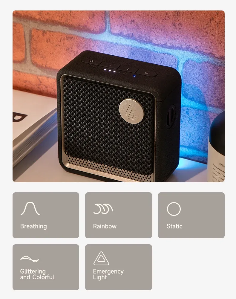 Effets lumineux d'ambiance de l'enceinte EDIFIER ES20