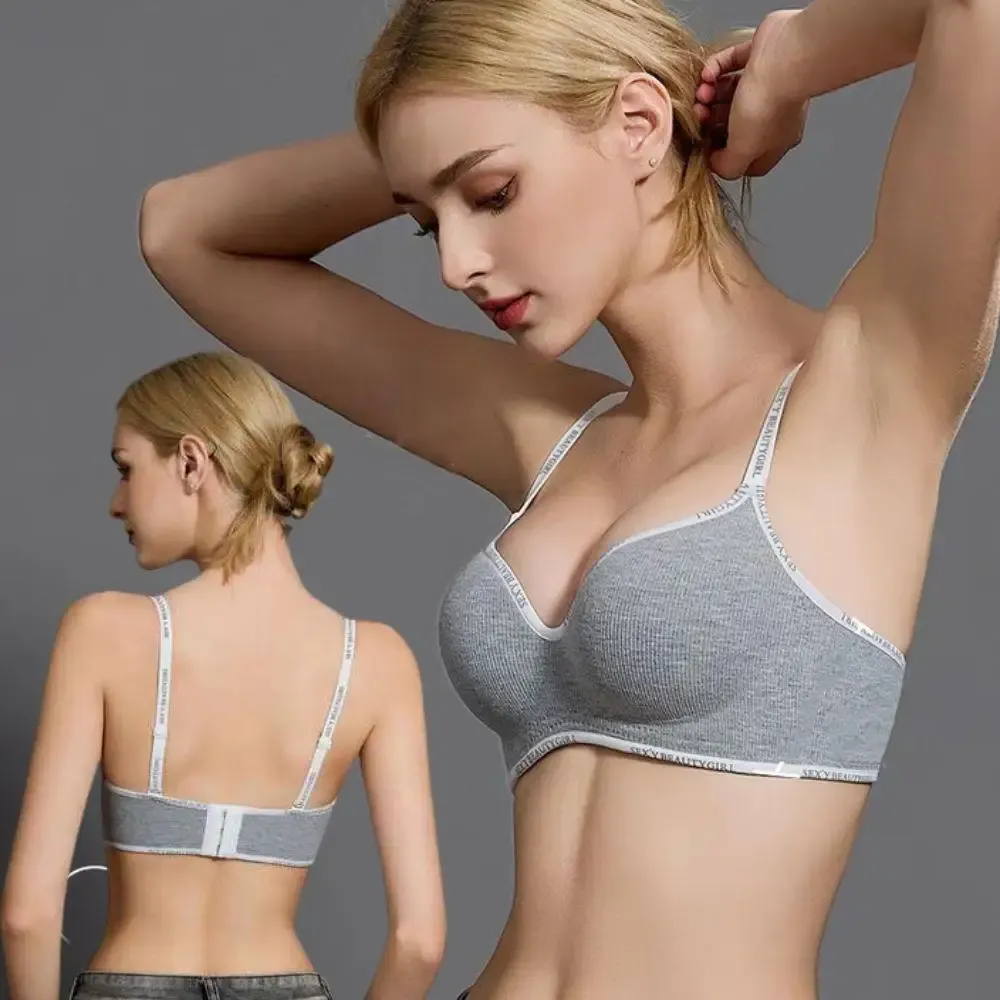 Bralette push-up invisible sans couture à coussinets 3D pour petite poitrine
