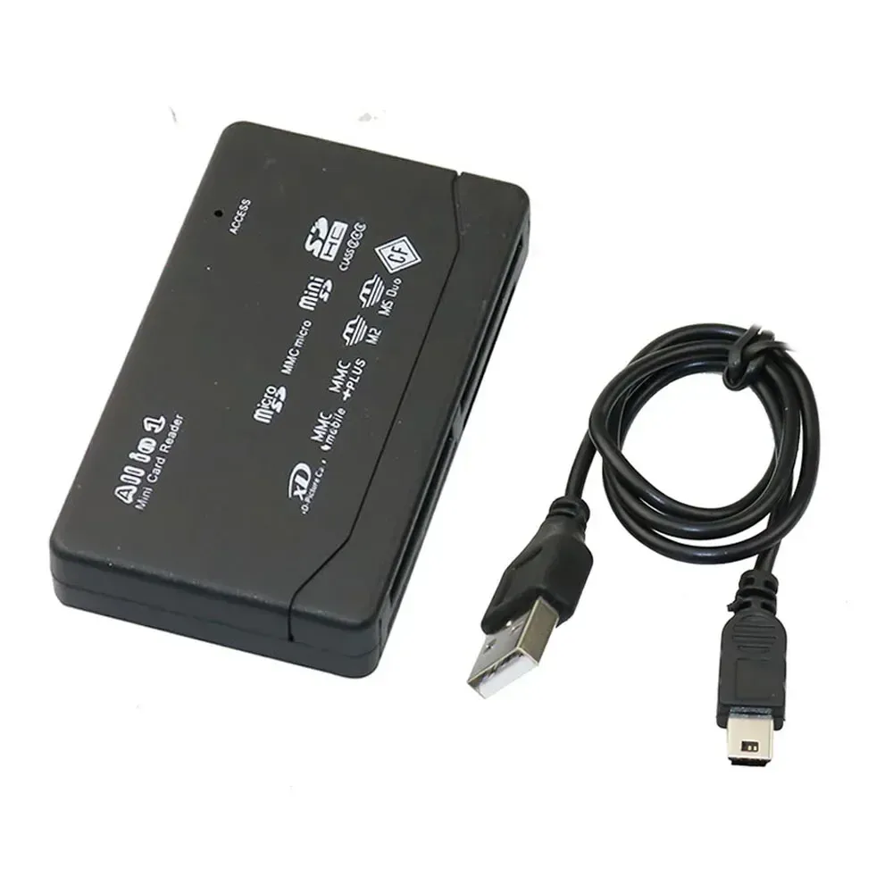 Lecteur de carte mémoire USB tout-en-un, en situation d'utilisation