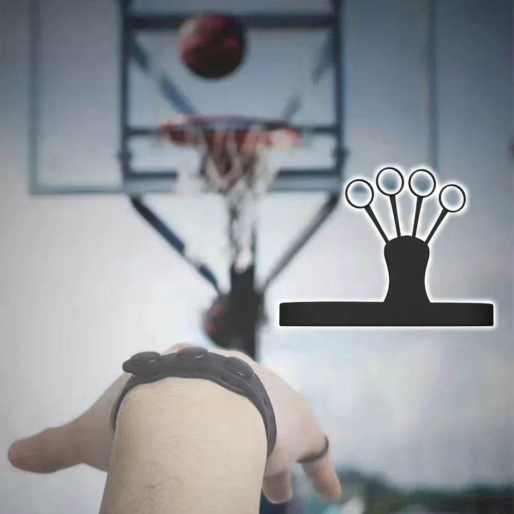 Correcteur de tir au basket-ball en silicone, aide à l'entraînement de la posture de lancer et de la position de la main 5
