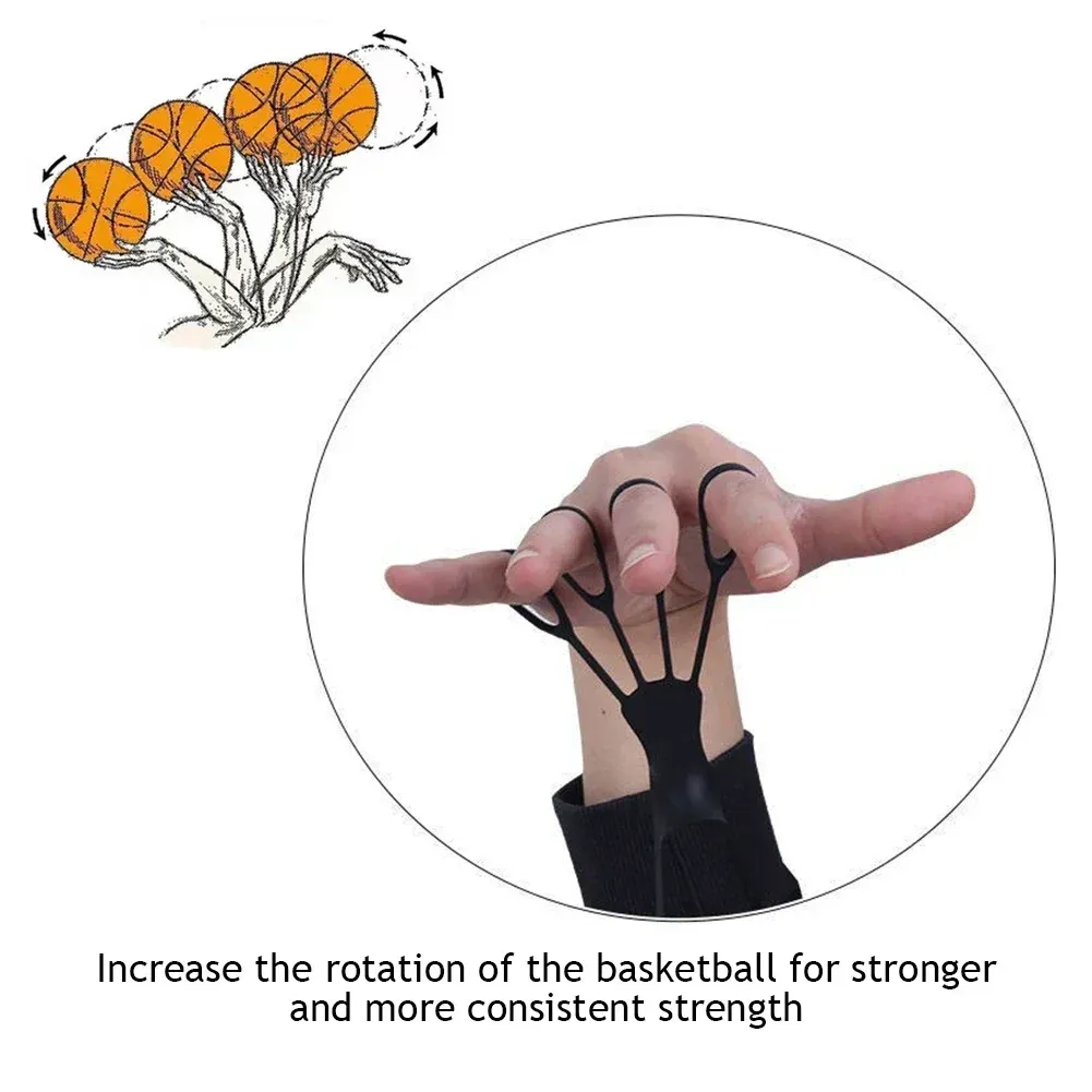 Correcteur de tir au basket-ball en silicone, aide à l'entraînement de la posture de lancer et de la position de la main 4