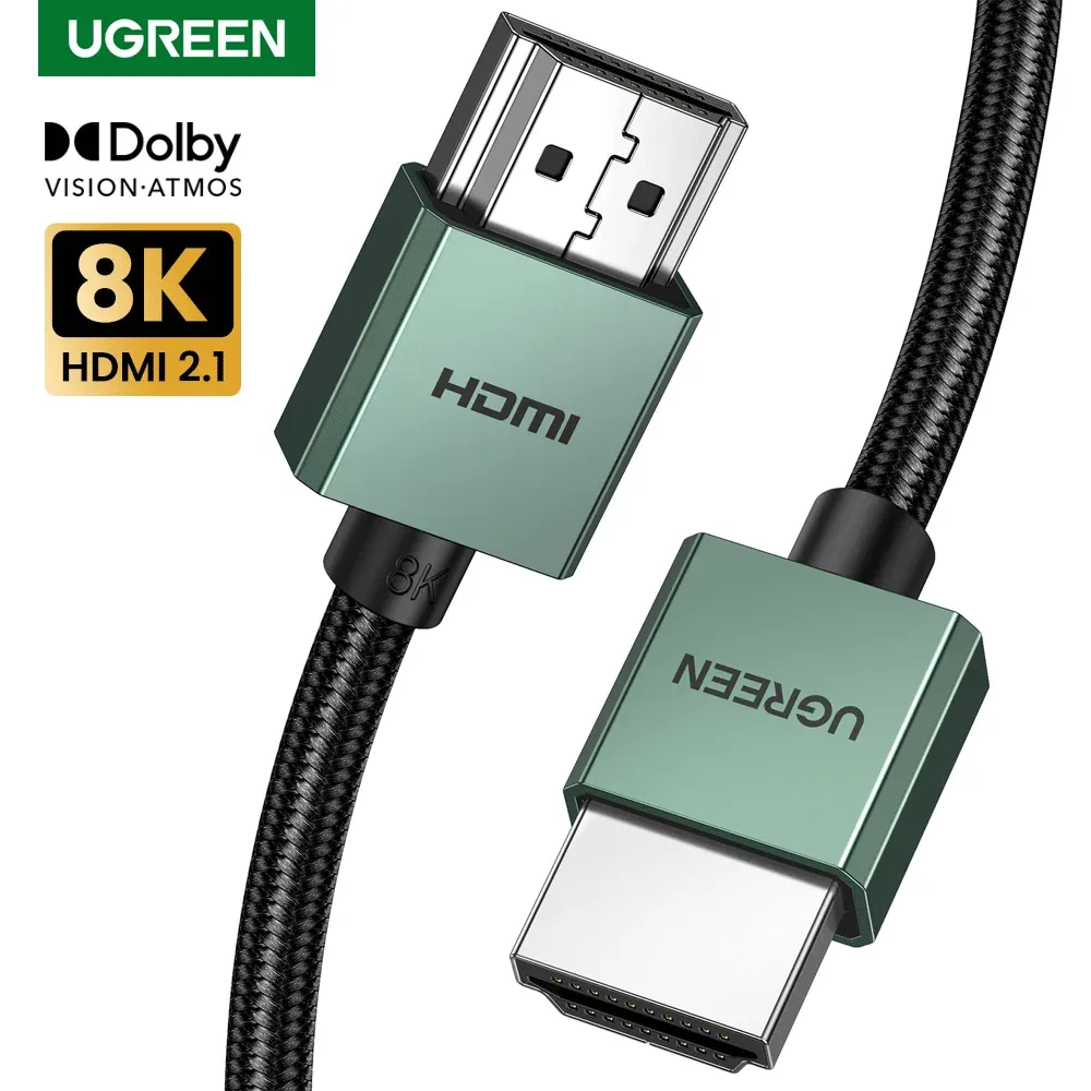 UGREEN Câble HDMI compatible TV et Xiaomi Box, répartiteur et commutateur, 3D, HDCP, 8K 60Hz - Image 1