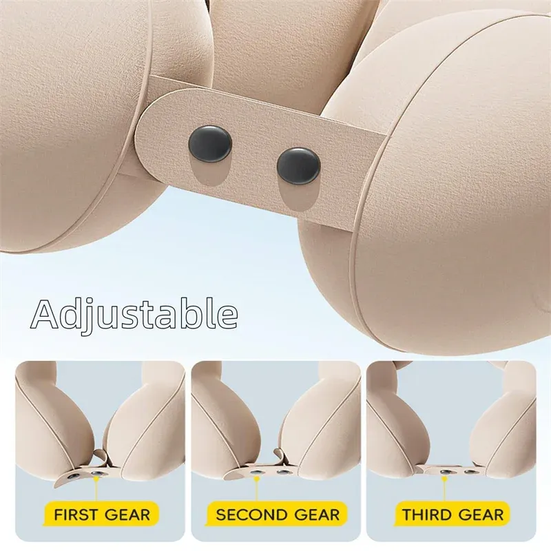 Oreiller gonflable de voyage, housse lavable