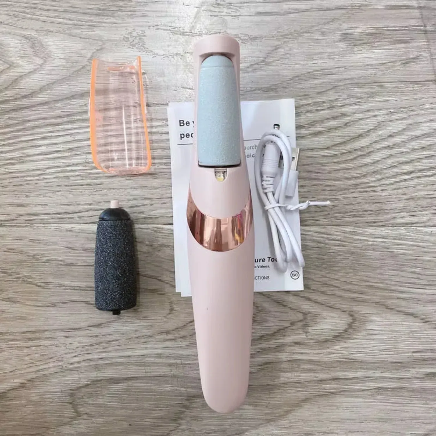 Dissolvant de callosités électrique rechargeable sans fil pour femmes et hommes, lime électronique pour les pieds, élimine la peau sèche et rugueuse des talons 6