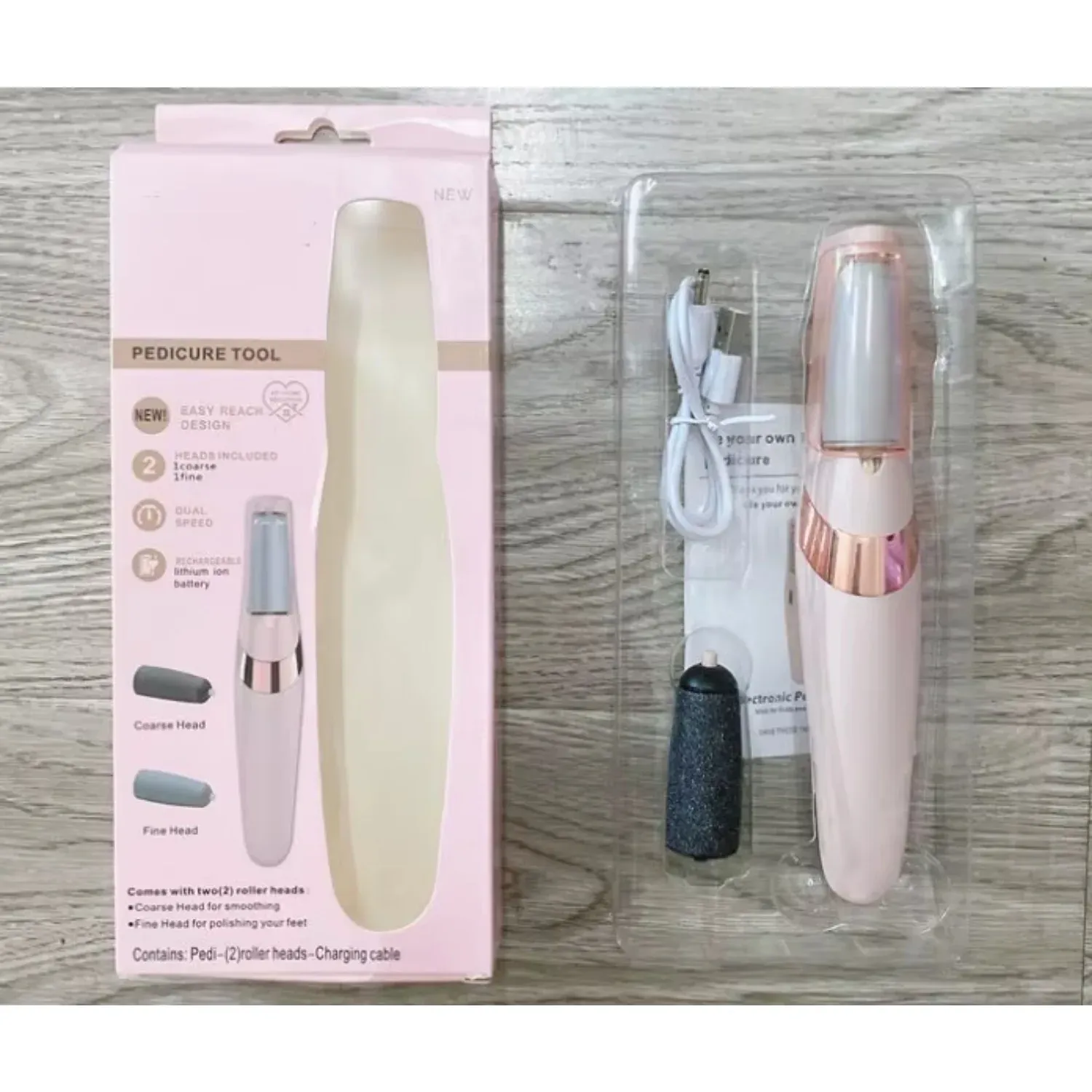 Dissolvant de callosités électrique rechargeable sans fil pour femmes et hommes, lime électronique pour les pieds, élimine la peau sèche et rugueuse des talons 7