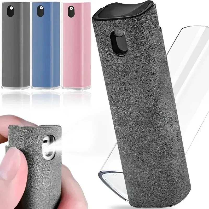 Nettoyant pour écran en microfibre, ensemble de flacons pulvérisateurs pour téléphone portable, iPad et ordinateur, chiffon en microfibre et lingettes de nettoyage pour iPhone - Image 1