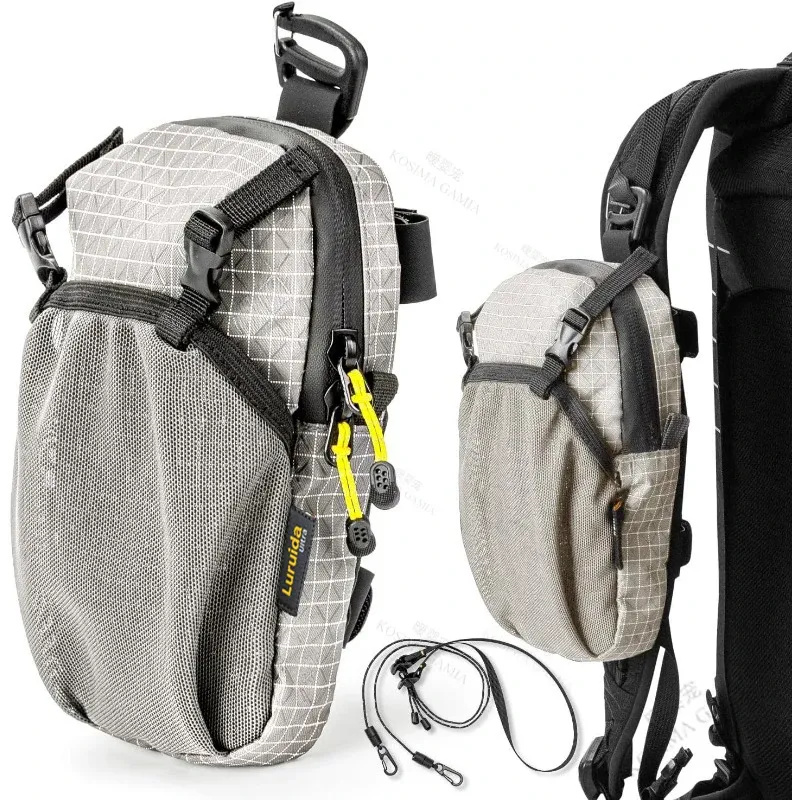 Sac à bandoulière pour sac à dos avec pochette smartphone et sangle imperméable, léger, idéal pour le sport, la randonnée et le camping - Image 1