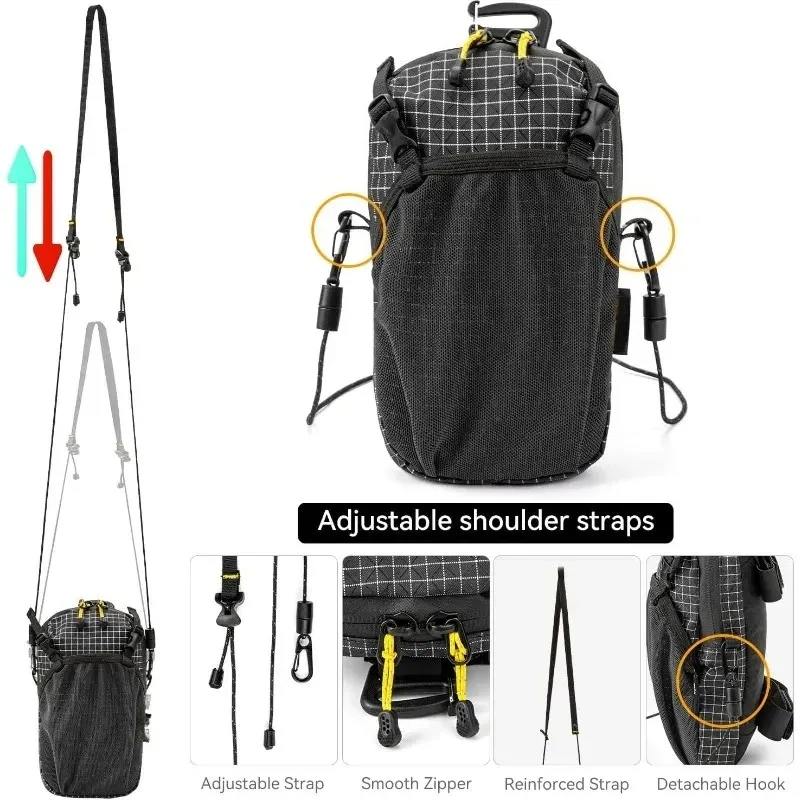 Pochette porte-bouteille, détail du design