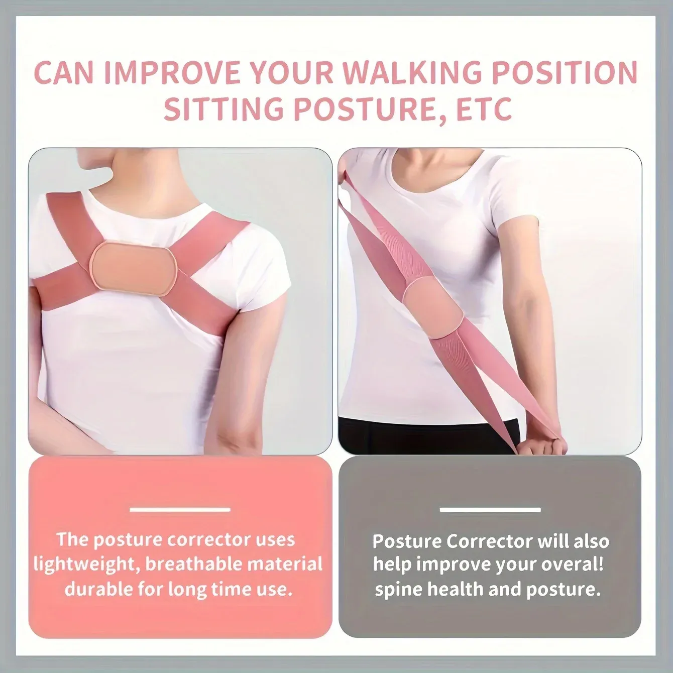 Correcteur de posture invisible, lifestyle