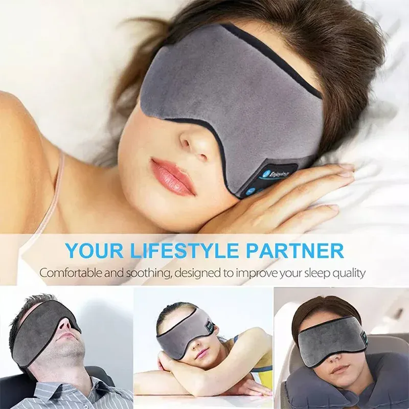 Masque de sommeil Bluetooth 3D finitions et matières