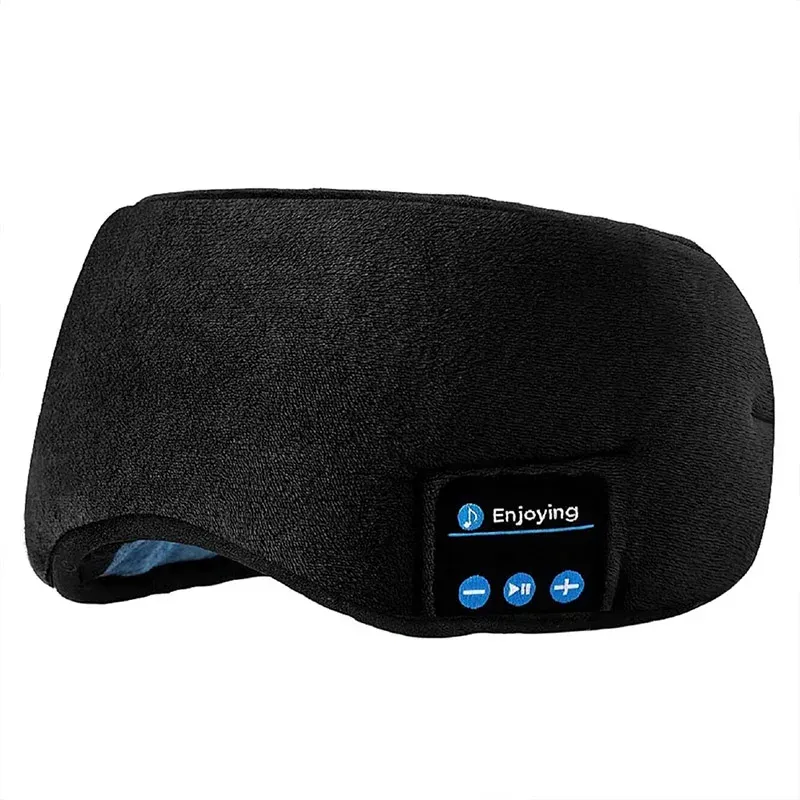 Masque de sommeil 3D avec écouteurs Bluetooth sans fil, bandeau élastique doux et confortable 8