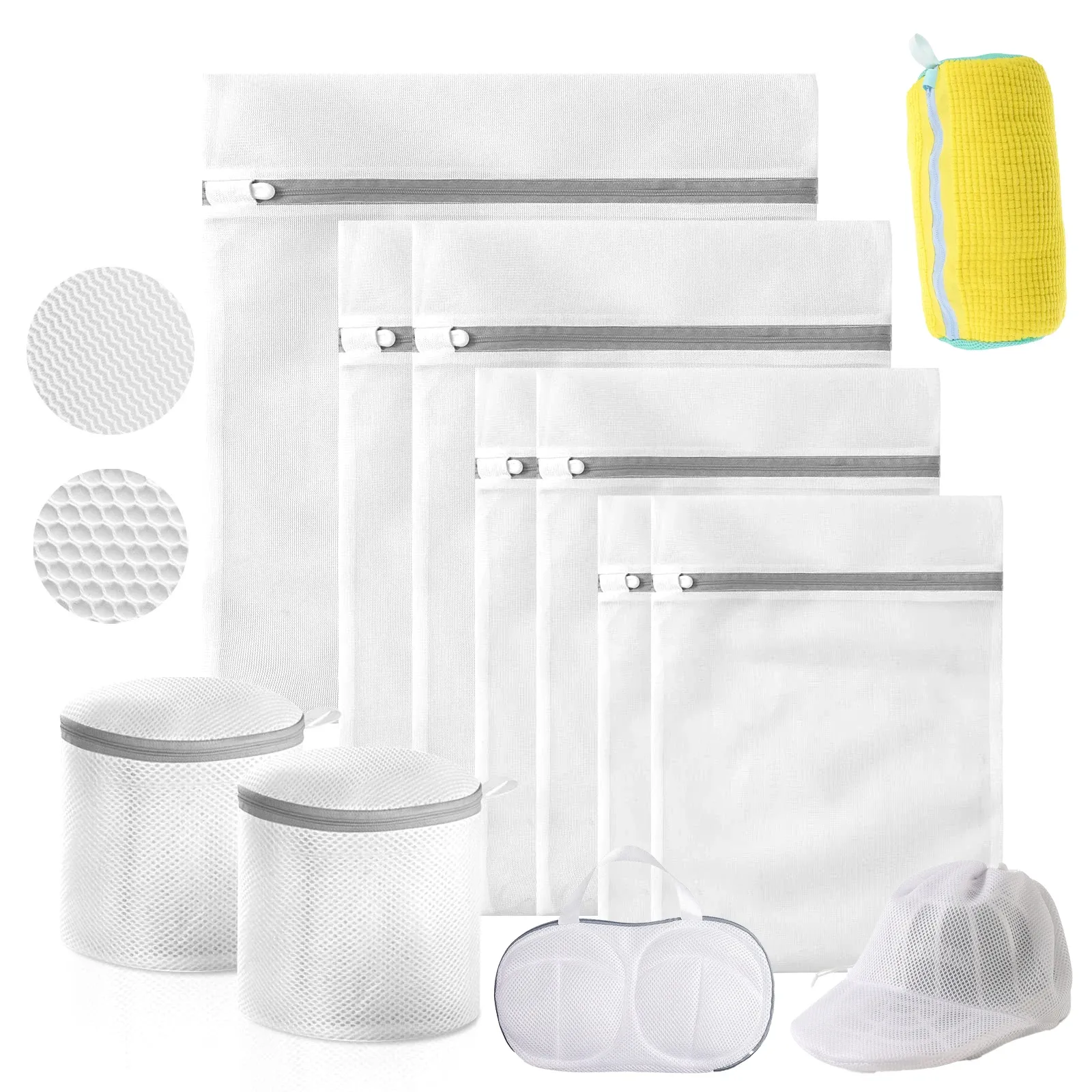 Sac à linge en filet fin pour machine à laver, protection des vêtements et des sous-vêtements 1