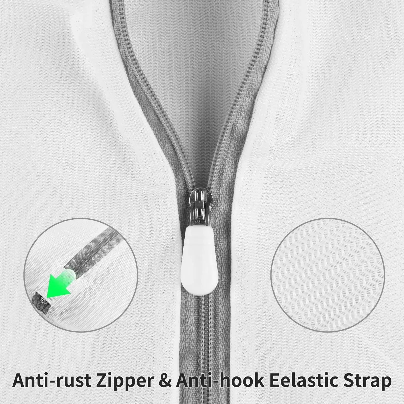 Sac à linge en filet fin pour machine à laver, protection des vêtements et des sous-vêtements 2