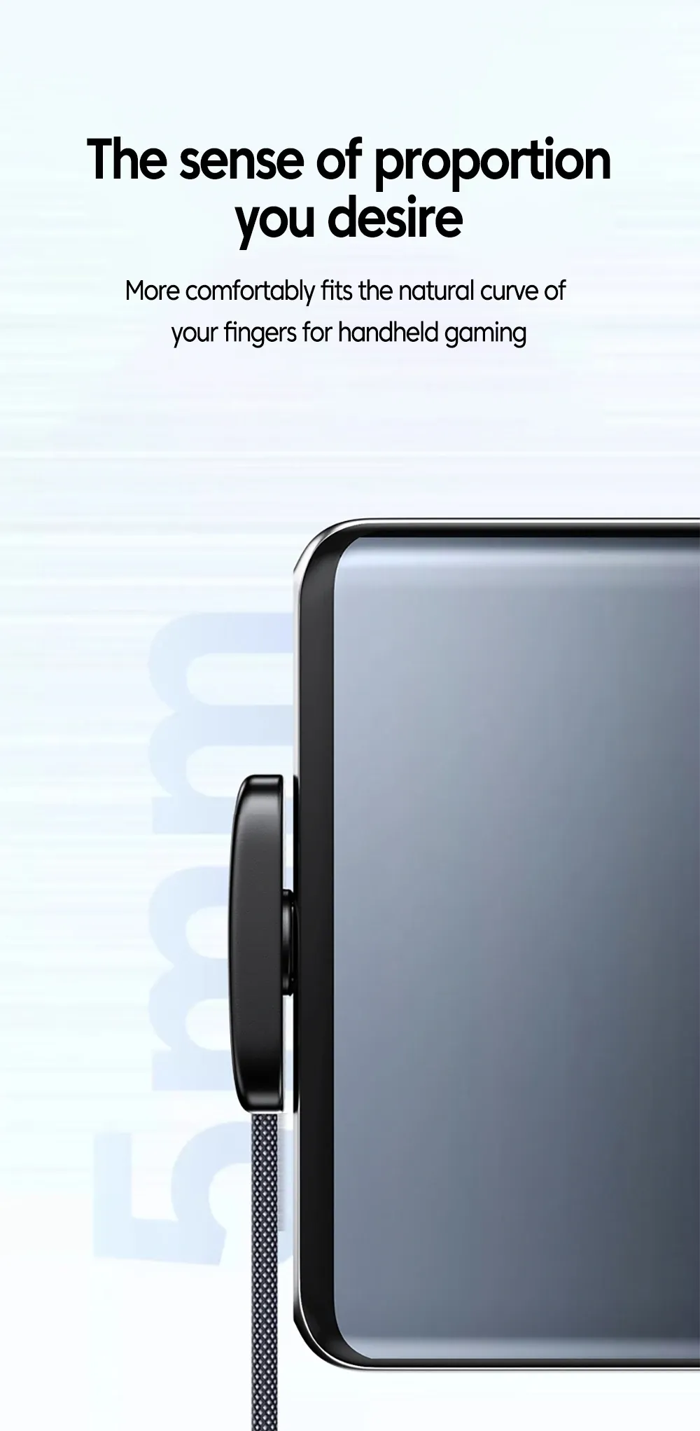 Câble USB-C coudé utilisé avec un smartphone