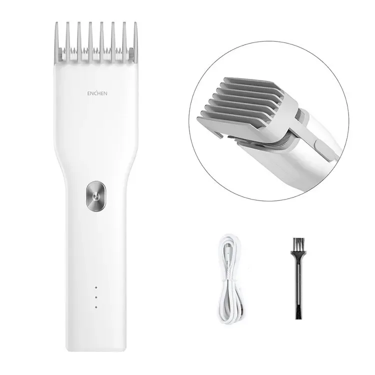 ENCHEN Boost – Tondeuse à cheveux électrique sans fil, lame en céramique, charge rapide USB-C, pour homme 7