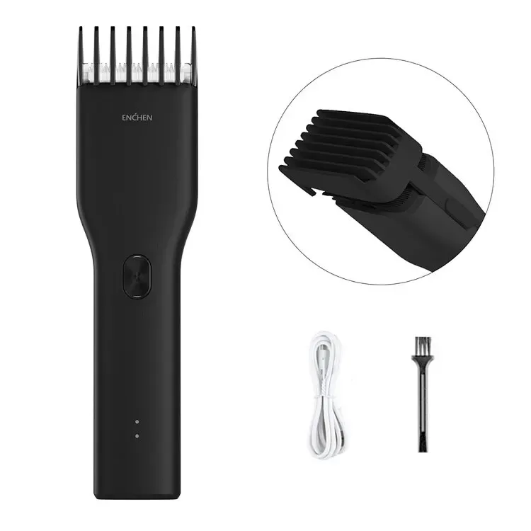 ENCHEN Boost – Tondeuse à cheveux électrique sans fil, lame en céramique, charge rapide USB-C, pour homme 8