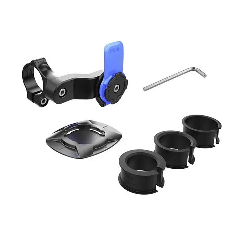 Support de téléphone universel rotatif à 360° pour moto et vélo, antichoc et entièrement réglable, compatible GPS et tous smartphones 7