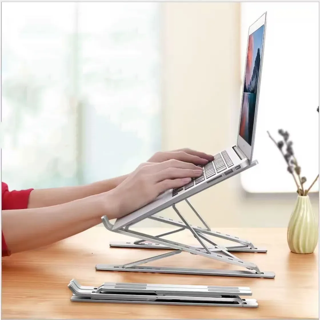 Support pliable et réglable en aluminium pour MacBook, ordinateur portable et tablette 3