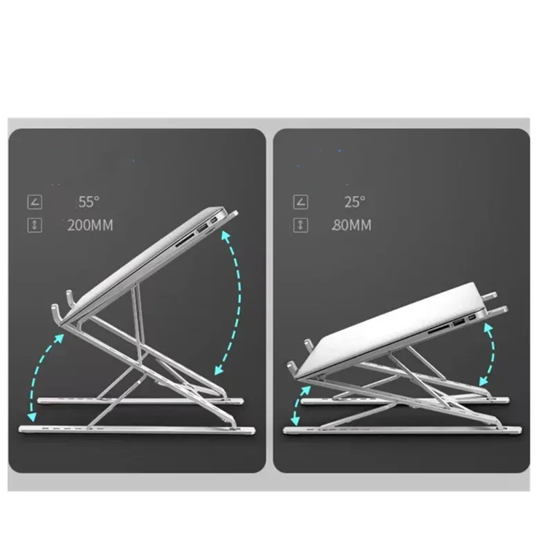 Support pour ordinateur portable dans un espace de travail