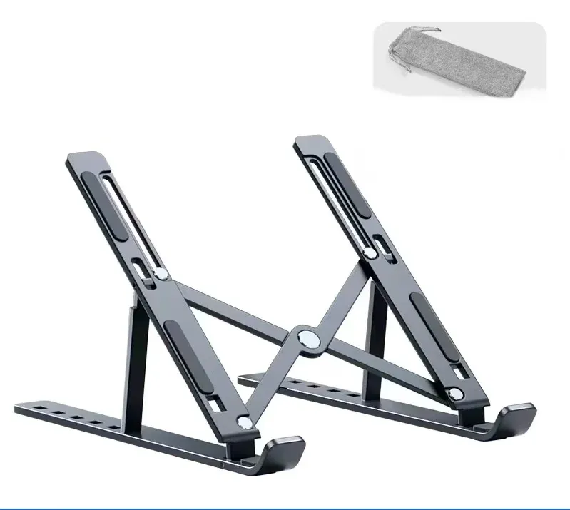 Support pliable et réglable en aluminium pour MacBook, ordinateur portable et tablette 7