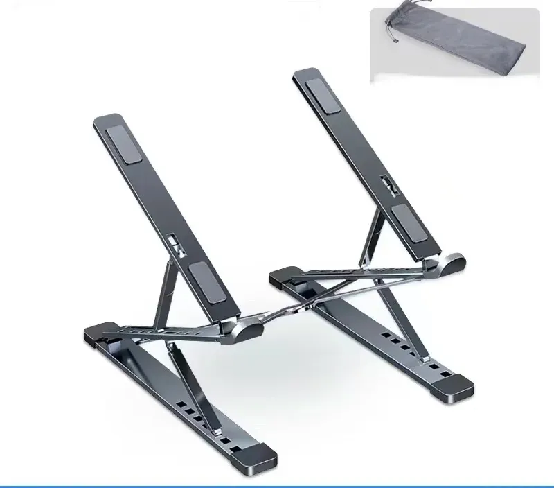 Support pliable et réglable en aluminium pour MacBook, ordinateur portable et tablette 8