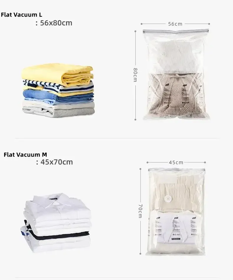 Sac de rangement sous vide, usage saisonnier