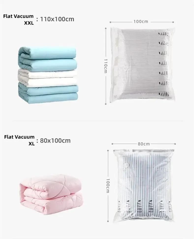 Sac de rangement sous vide, rangement organisé