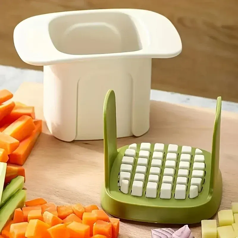 Trancheuse multifonctionnelle pour concombres et pommes de terre, coupe-oignon à pression manuelle, ustensiles de cuisine, hachoir à légumes, coupe-frites 5