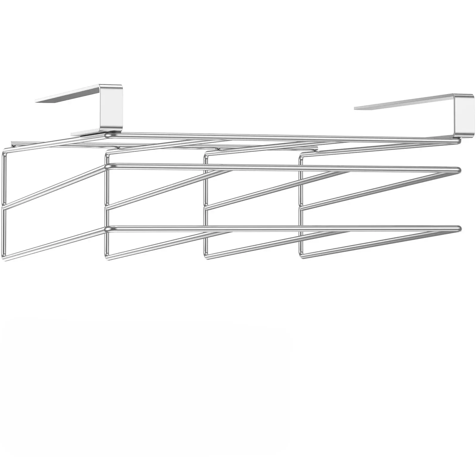 Support de planche à découper en acier inoxydable sous armoire – Organisateur suspendu pour planches et ustensiles de cuisine 3