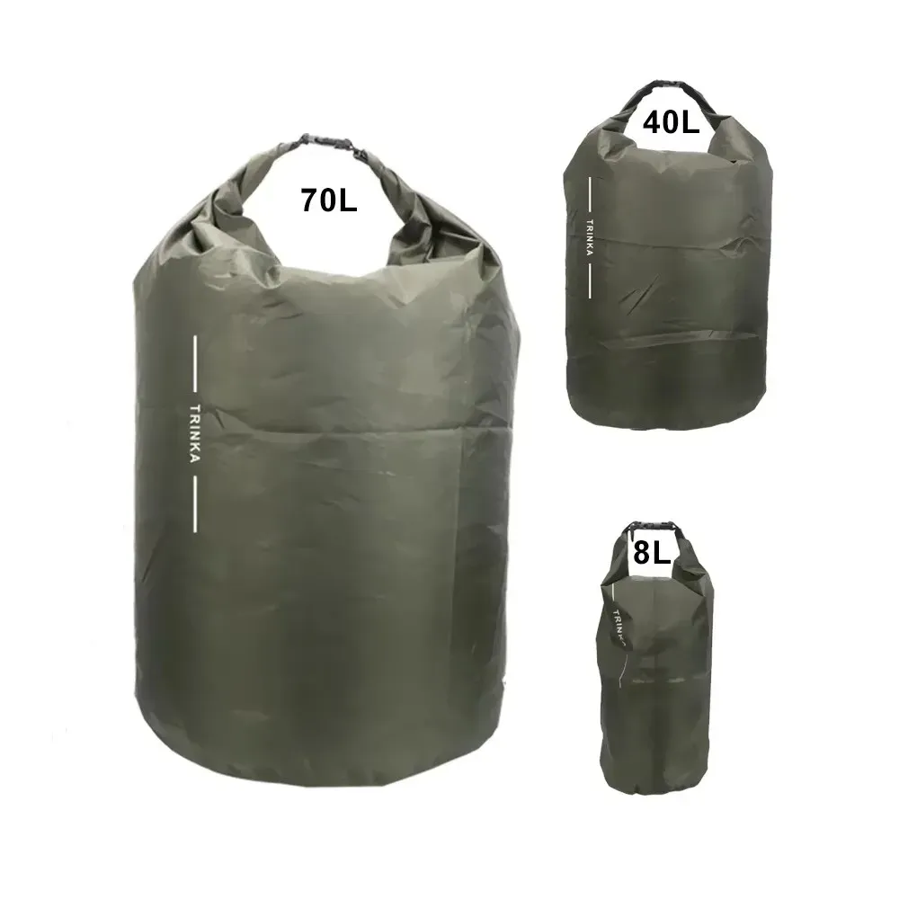 Sacs de rangement étanches pour kayak, canoë et navigation à rames, 8 L, 40 L, 70 L, idéaux pour les voyages en plein air - Image 1