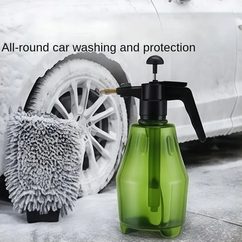 Pulvérisateur à pression d'air portatif 1,5 L pour lavage de voiture et jardinage 5