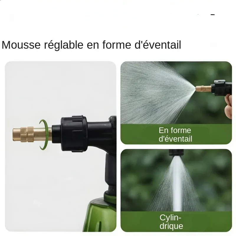 Utilisation du pulvérisateur pour l'arrosage du jardin