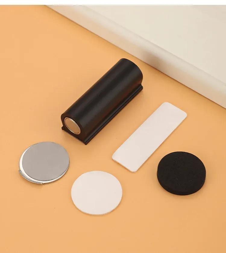 Butoir de porte magnétique, fixation sur le mur