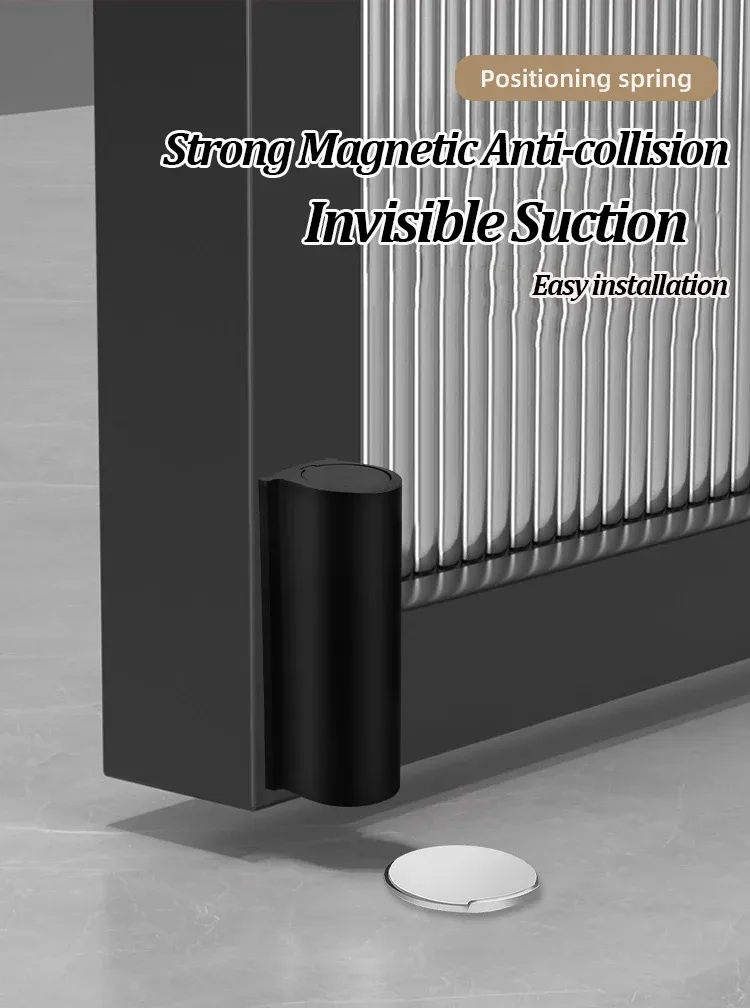 Butoir de porte magnétique en acier inoxydable