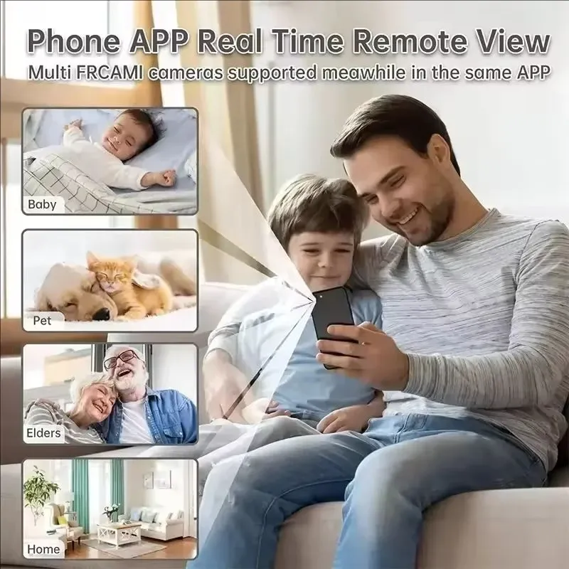 Mini caméra A9 WiFi sans fil, caméra de surveillance à distance pour la maison intelligente 4