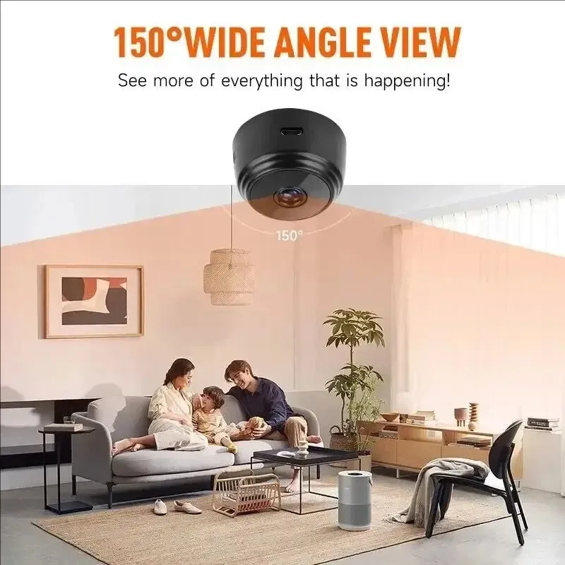 Mini caméra A9, détails de design