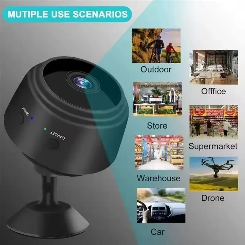 Mini caméra A9 avec accessoires
