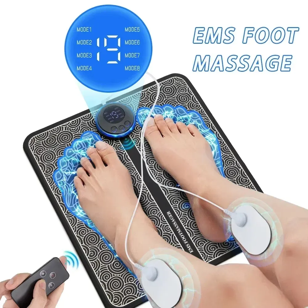 Coussin de massage électrique pour les pieds, masseur musculaire et appareil de relaxation pour le fitness, le sport en plein air, la maison et la famille - Image 1
